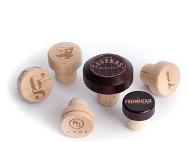 Range of bar-top stopper head finishes